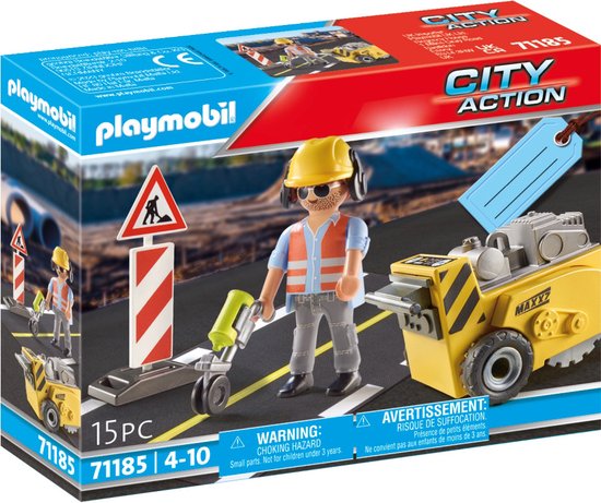 71185 Bouwvakker met randensnijder