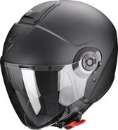 Scorpion EXO-CITY II Matt Black - ECE goedkeuring - Maat M - Jethelm - Scooter helm - Motorhelm - Zwart - Geen ECE goedkeuring goedgekeurd