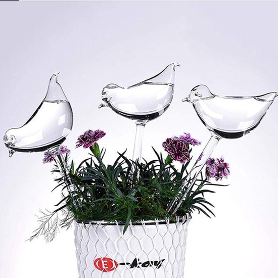 xCode - Waterdruppelaar voor planten - Vogel vorm - Set van 3 -...