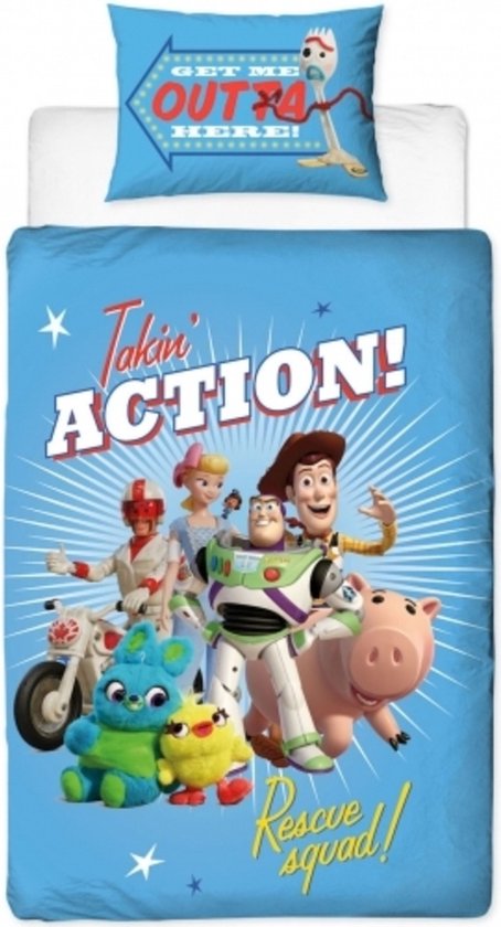 Haiku zuiger roekeloos Toy Story dekbed - 1 persoons dekbedovertrek | bol.com