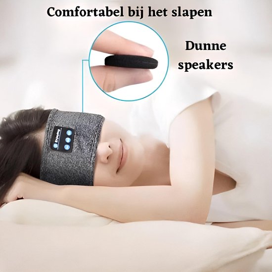 Bluetooth Slaapmasker – Bluetooth 5.0 – Voor Vrouwen & Mannen – Oogmasker  Slaap –... | bol