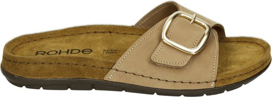 Rohde 5875 - Dames slippers - Kleur: Taupe - Maat: 37