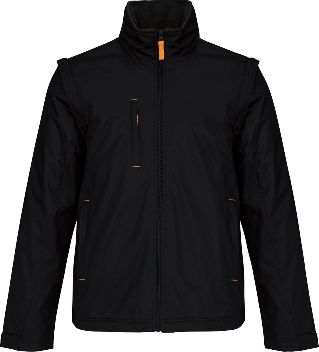 Outdoorjas ‘Score’ met afritsbare mouwen Kariban Oranje