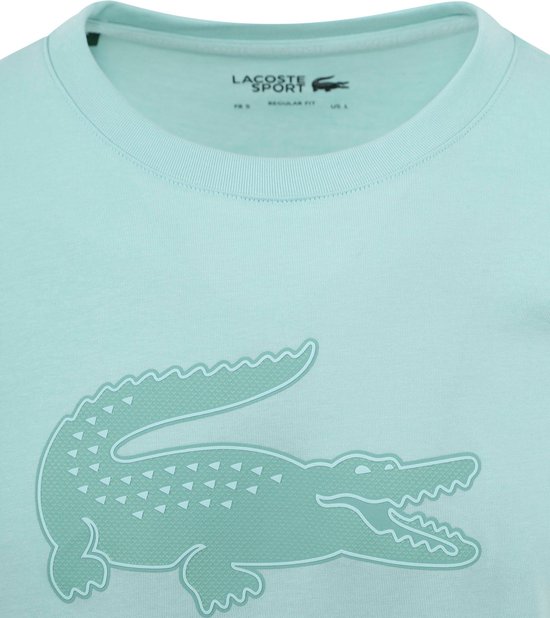 Lacoste Sport TShirt Groen Maat M Regularfit