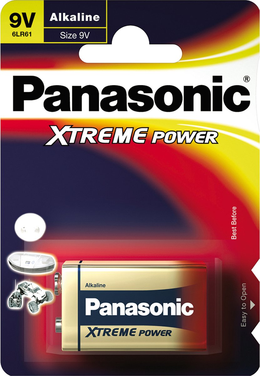Panasonic 9V Batterij MN1604 1stuk(s) 9V 0.17Ah