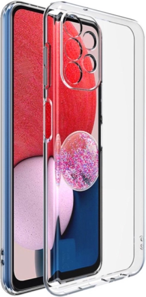Hoesje Geschikt voor Samsung Galaxy A13 4G silicone back cover/Transparant hoesje