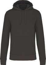 Ecologische herenhoodie met capuchon merk Kariban Dark Grey - XL