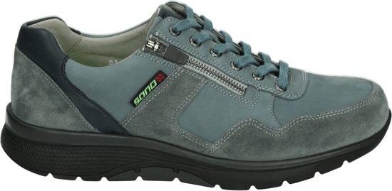 Mephisto AMORY VELSPORT SANO - Heren sneakersHeren veterschoenVrije tijdsschoenen - Kleur: Blauw - Maat: 40.5