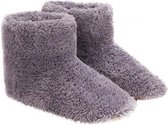 Chauffe-pieds TechU™ Warm Fleece - Chauffe-pieds doux en peluche - Prise USB - Grijs
