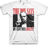 The Godfather Heren Tshirt -XXL- Do I Have Your Loyalty Wit