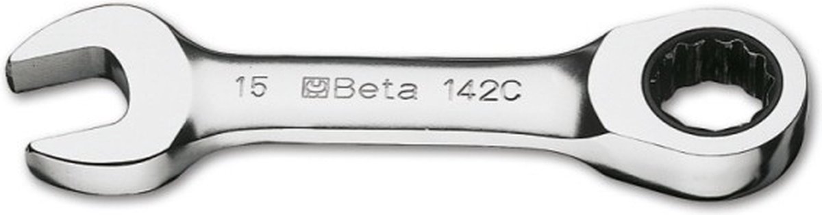 Beta 142C - Omschakelbare ratelringsteeksleutels - recht kort model