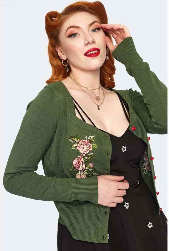 Luxe Floral Embroidered Cardigan