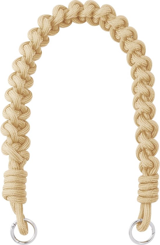 Schouderband Braided - Tashengsel - Bagstrap - Kort - Offwhite