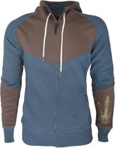 Assassins Creed Unity - Blue/Brown Hoodie With Print - S