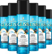 Gliss - Aqua Revive - Anti-Klit Spray - Haarverzorging - Leave-in-Conditioner - Voordeelverpakking - 6 x 200 ml