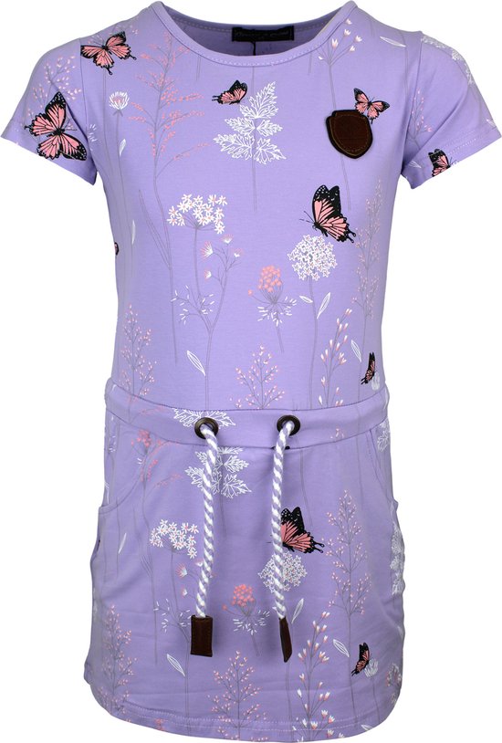 S&C Robe Papillons lilas Kids & Child Filles Violet - Taille : 98/104