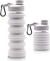 Onta opvouwbare waterfles - BPA-vrije siliconen opvouwbare waterfles voor op reis FDA goedgekeurde food grade siliconen waterdichte reiswaterfles 20 oz