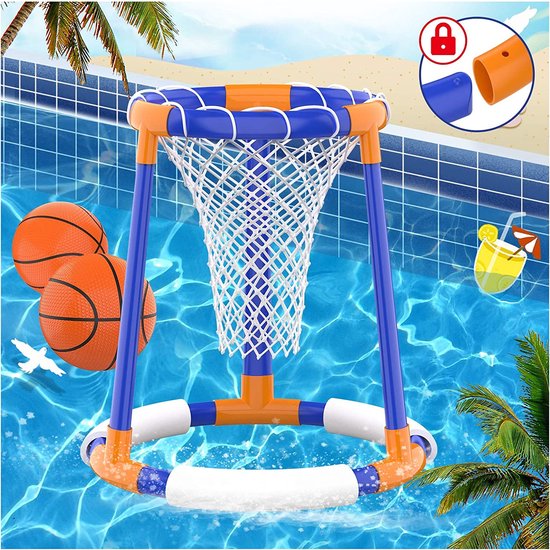 Jouets de piscine amusants pour adultes et enfants, jeux d'eau, panier de  basket