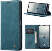 CASEME Samsung Galaxy A14 4G/5G hoesje - Wallet Case - Blauw - Caseme