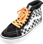 Feterz | Sneakerveters | Platte oranje schoenveter | 120cm | 10 mm breed