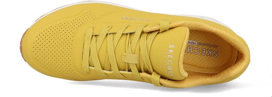 Skechers Uno -Stand On Air Dames Sneakers - Yellow - Maat 36