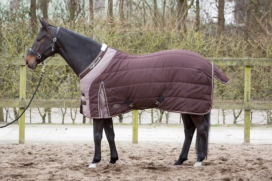 Thriller veiling Maakte zich klaar Staldeken Highliner 300 Brown paardendeken - maat 195 | bol.com