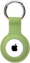 Sleutelhanger geschikt voor: de Airtag -Apple Airtag sleutelhanger - Airtag-sleutelhanger - Airtag hoesje licht groen- Siliconen