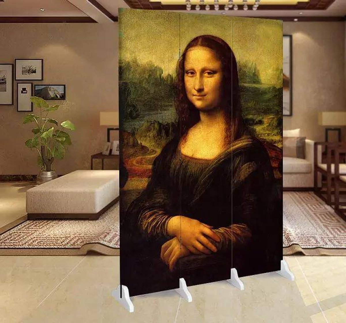 Fine Asianliving Kamerscherm Scheidingswand B120xH180cm 3 Panelen Van