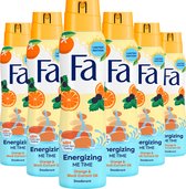 Fa Moments Energize Me Time - Deodorant Spray - Voordeelverpakking - 6 x 150 ml