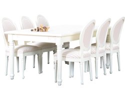 Mozart - Eethoek - Barok stijl - Antiek wit