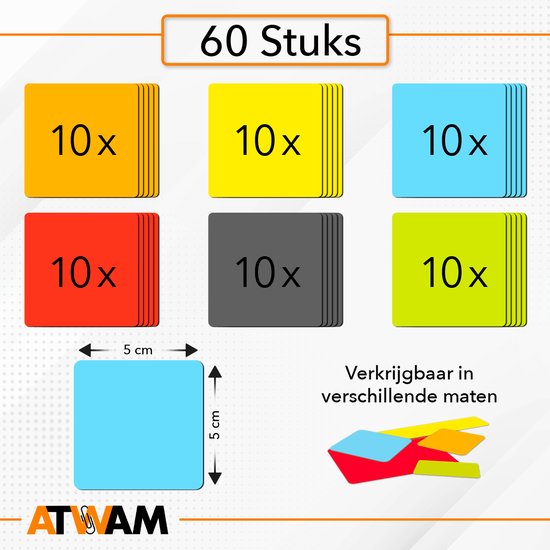 Aimants pour tableau blanc Scrum - 50 pièces - pour tableau blanc, tableau  magnétique