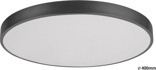 Rabalux Tesia - Plafondlamp - 36W - 40x5cm - Zwart mat