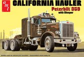 1:25 AMT 1327 Peterbilt 359 Truck - California Hauler with Sleeper Plastic Modelbouwpakket