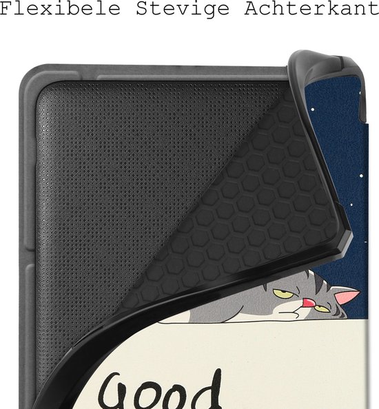 Hoes Geschikt voor Kobo Sage Hoesje Bookcase Cover Hoes Trifold - Hoesje Geschikt voor Kobo Sage Hoes Cover Case - Kat van Etsy Trends — afbeelding 4