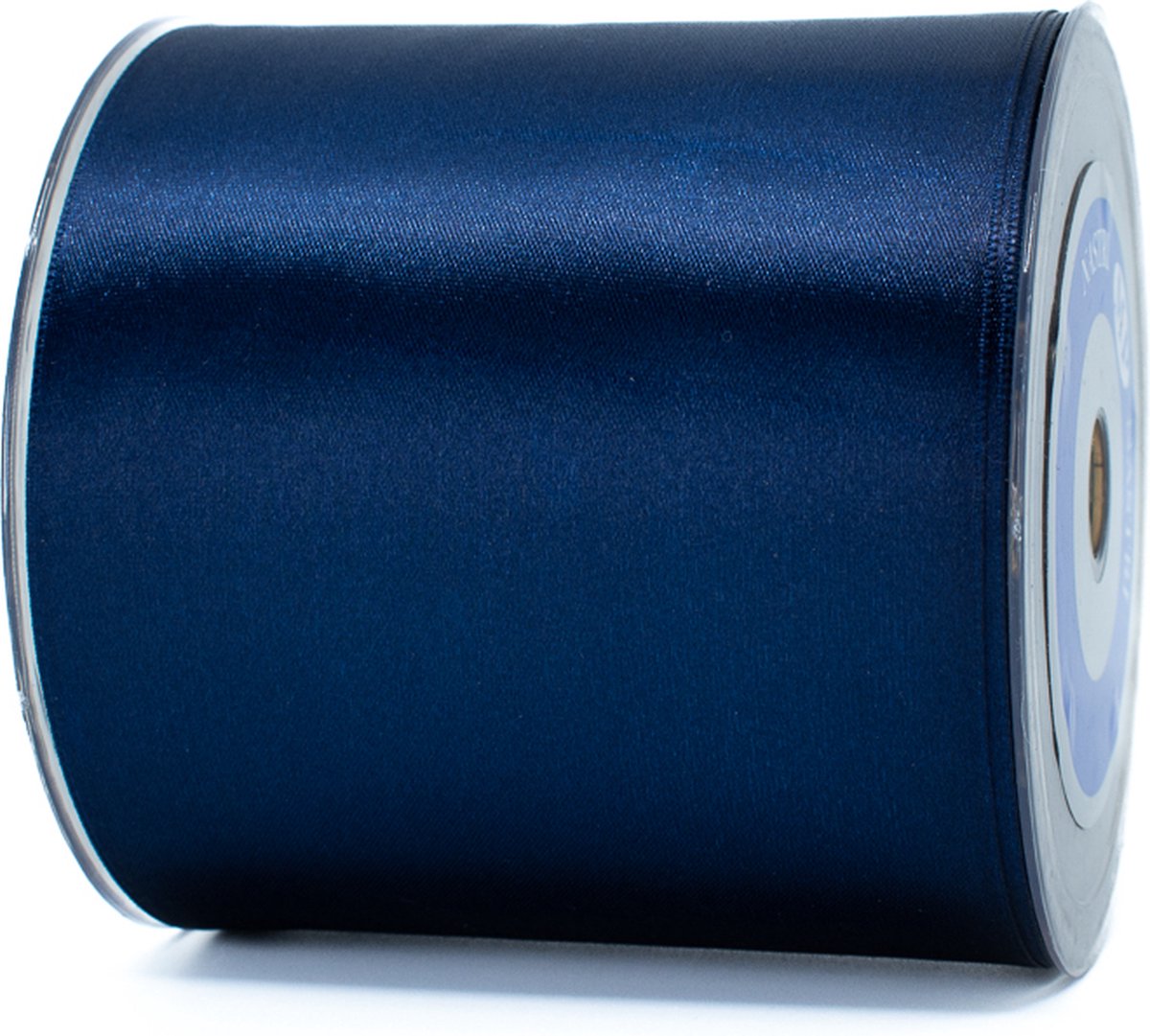Breed openingslint van 10 cm x 25 meter blauw - lint voor opening - Inpakspot