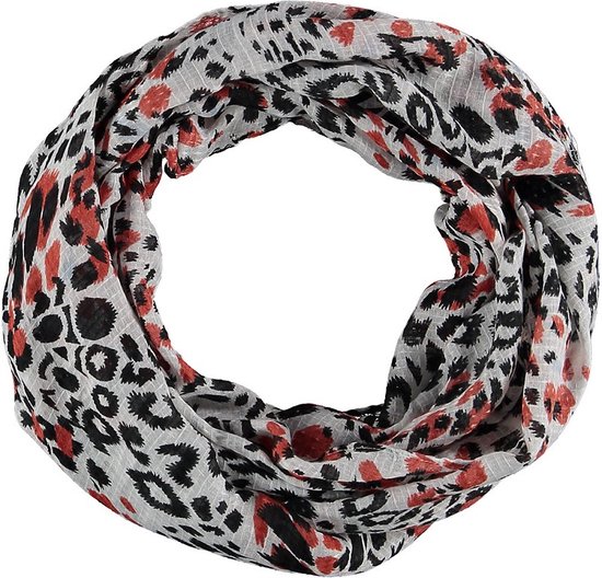 Colsjaal Grijs Met Tijger Print.