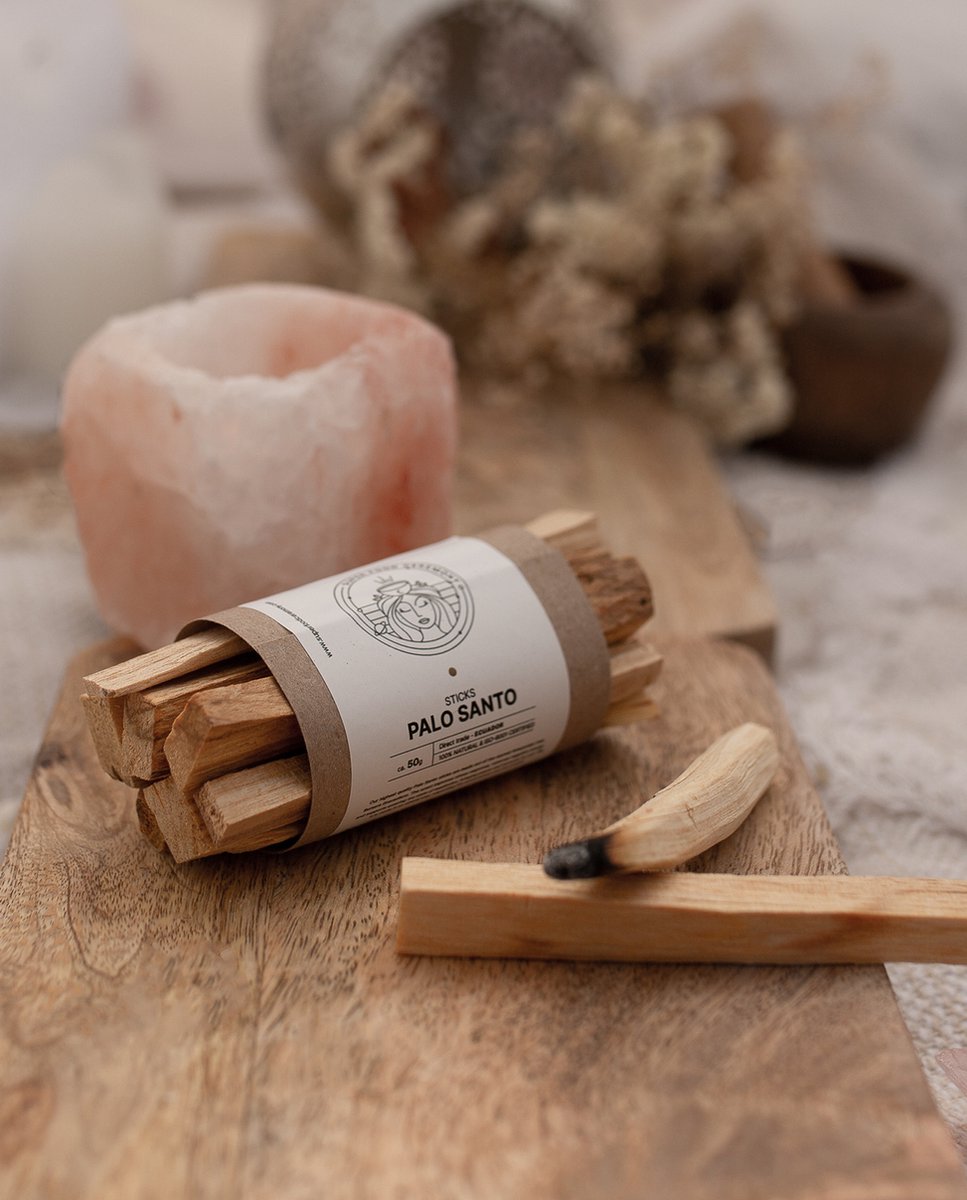 Super Food Ceremony - Smudging Sticks – 100% Palo Santo - Rechtstreeks uit Ecuador - Heilig Hout - 50g - Holistic support - Stokjes - Yoga en Meditatie - uit Ecuadoraanse stam