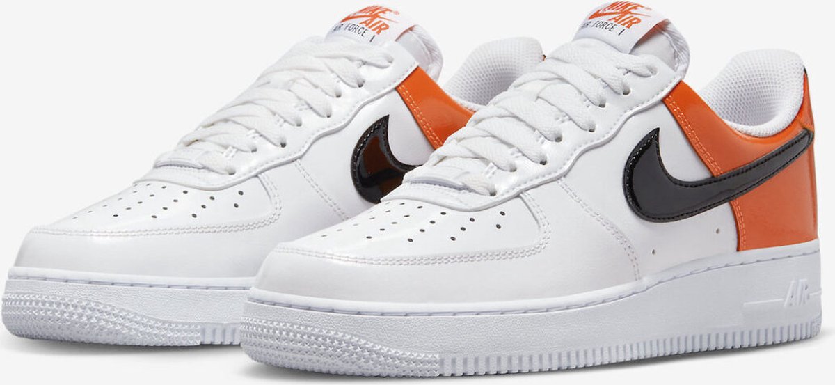 Nike Air Force 1 Low "White Patent Orange" - Taille : 38.5 | bol.com