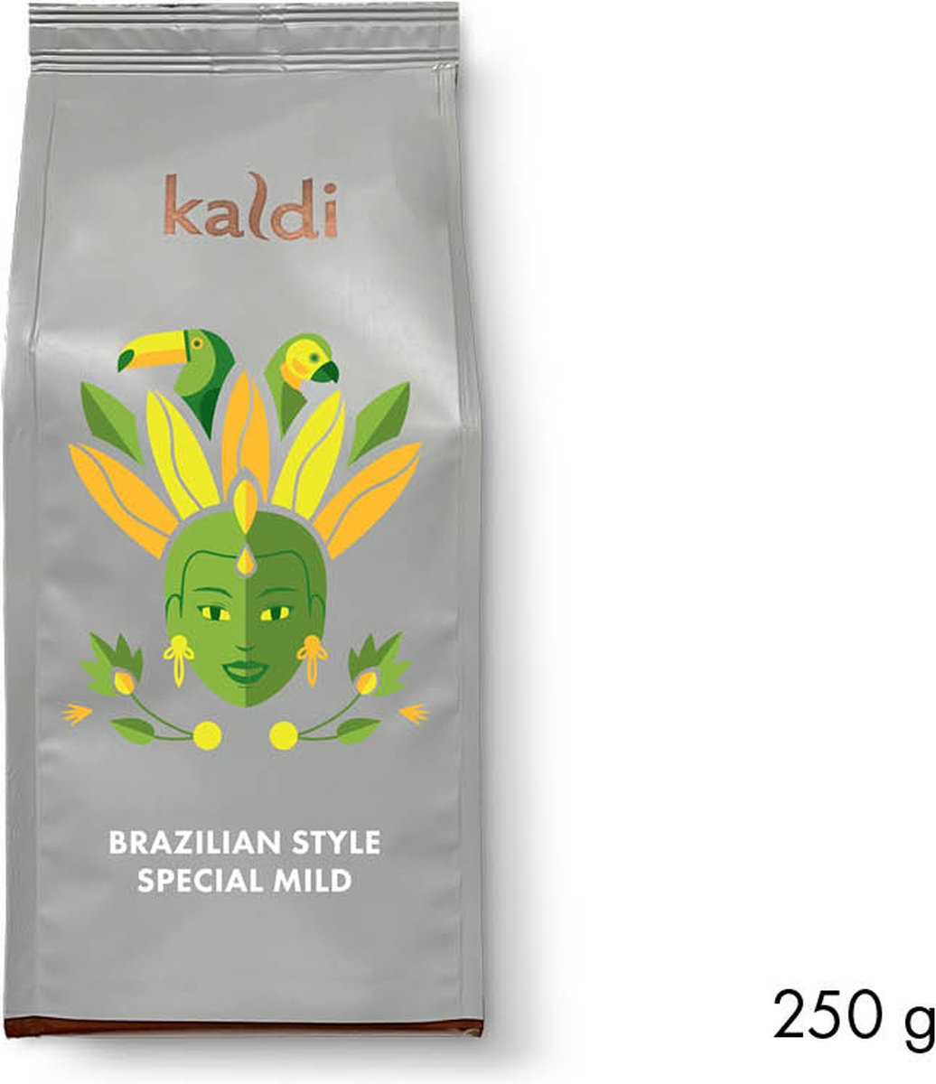 Goedkoopste Kaldi Brazilian Special Mild - Koffiebonen 250 gram - Arabica bonen - Volle en romige koffie
