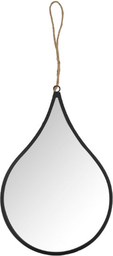 Miroir mural noir