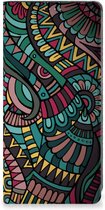 Telefoontasje Geschikt voor Samsung Galaxy A34 Smart Cover Aztec