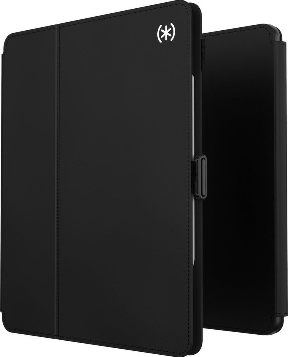 Speck Tablethoes geschikt voor Apple iPad Pro 12.9 Inch (2022) Hoes | Speck Balance Folio Bookcase + Stylus Houder - Zwart