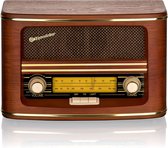 Roadstar HRA 1500/N Retro Radio Persoonlijk Analoog - Bruin