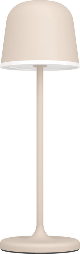 EGLO Mannera Lampe de table - tactile - 34 cm - Sable/ Wit - Dimmable
