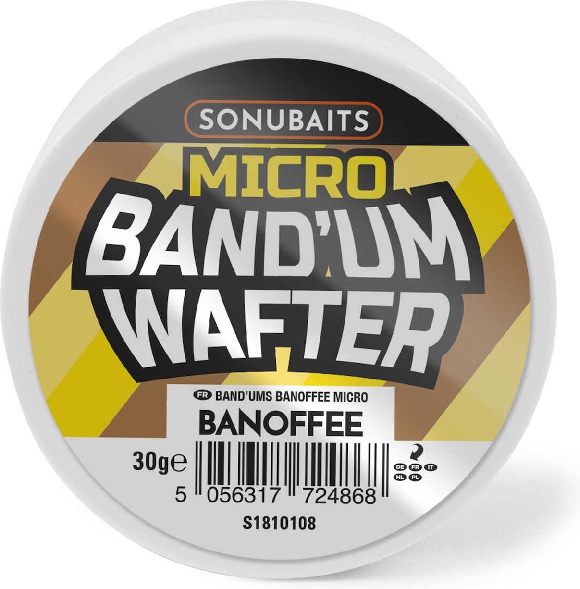 Sonubaits Micro Band’um Wafter 30gr - Smaak : Banoffee