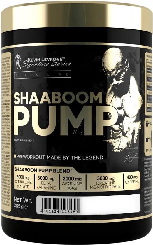 Kevin Levrone - Shaaboom Pump - Pre-workout - Muscle pump - met AAKG,  Citruline,... | bol.com