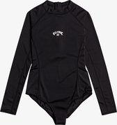 Billabong - One-piece UV-badpak voor vrouwen met lange mouwen - Tropic Bodysuit - UPF50+ - Zwart - maat M