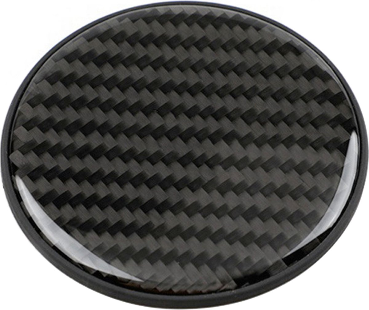 Premium Bekerhouder Inlegger - Carbon -Geschikt voor alle automerken/ universeel - Carbon Bekerhouder Onderzetter - Auto Accessoires