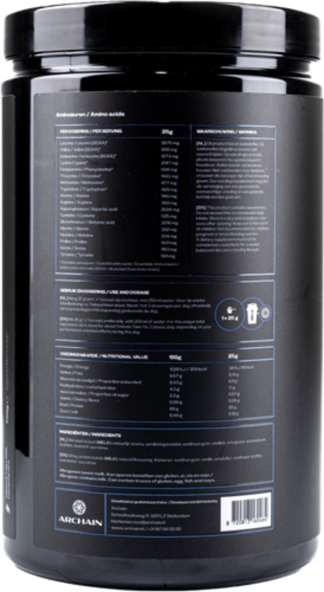 Archain Whey Protein Isolate Vanilla Ice Cream 750 g 30