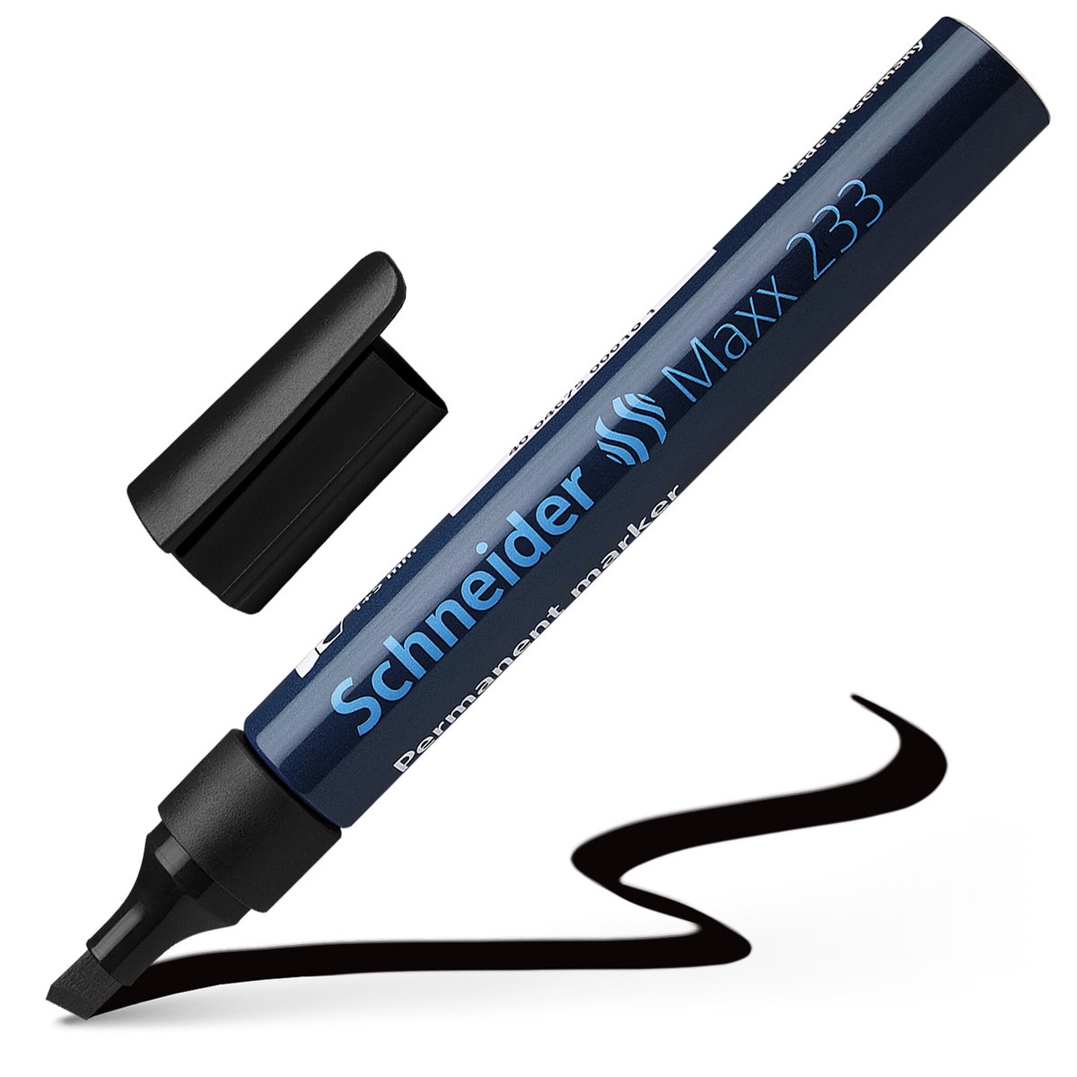 Schneider permanent marker - Maxx 233 - beitelpunt - zwart - S-123301